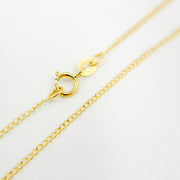 022GLLG18K. 18K Solid Gold Cable Necklace